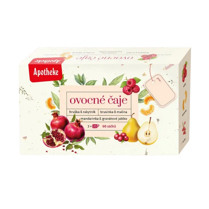 Apotheke Kolekce ovocných čajů 3x20 sáčků